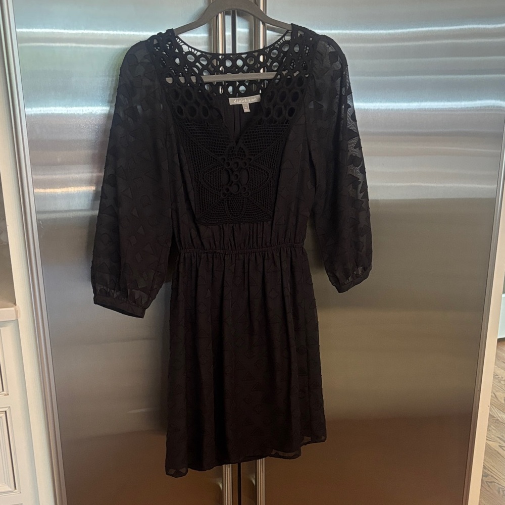 Daniel Rainn Black Lace Dress
